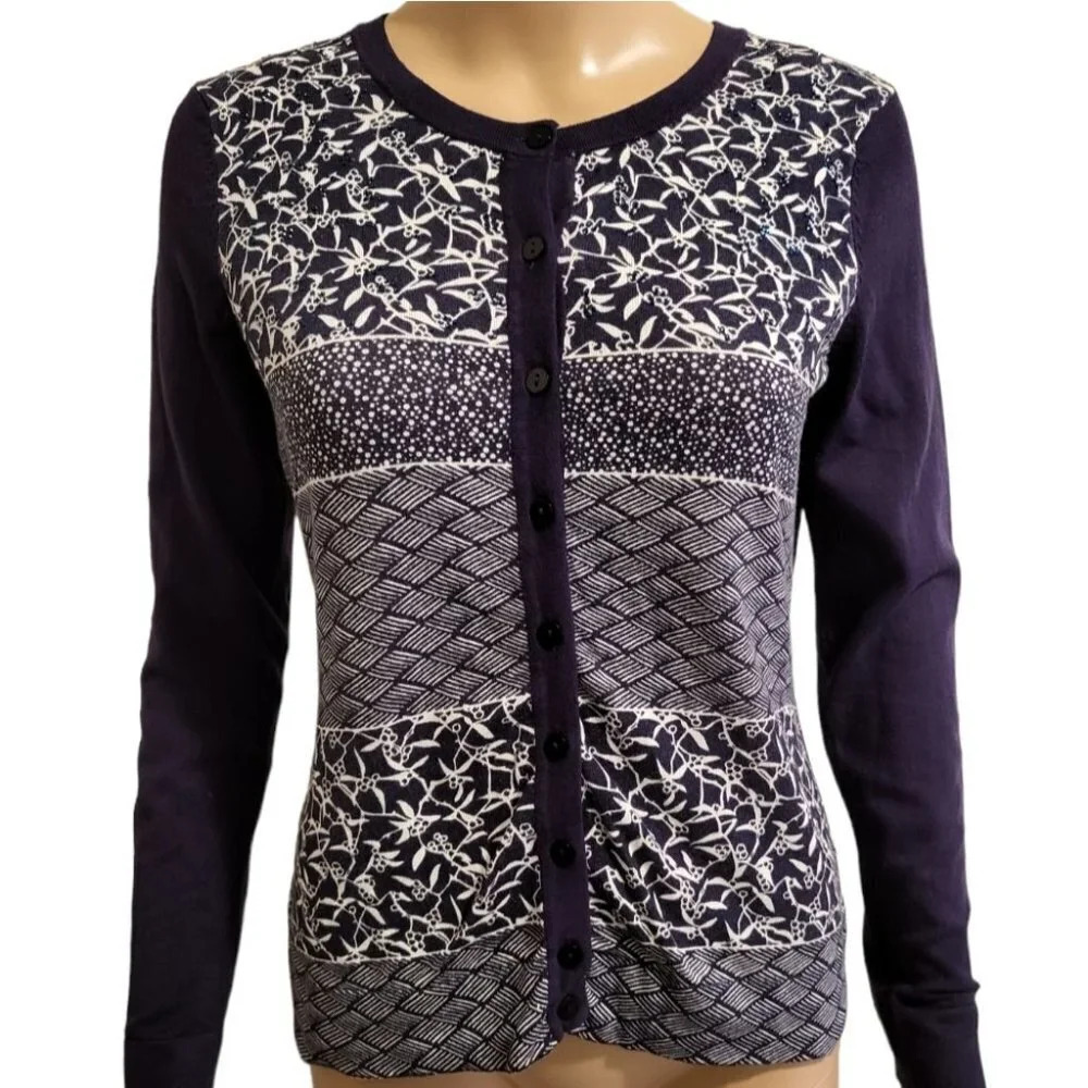 Charters Club Women's Button UP Sweater (Size S)